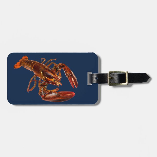 Étiquette À Bagage Homard (Devant horizontal)