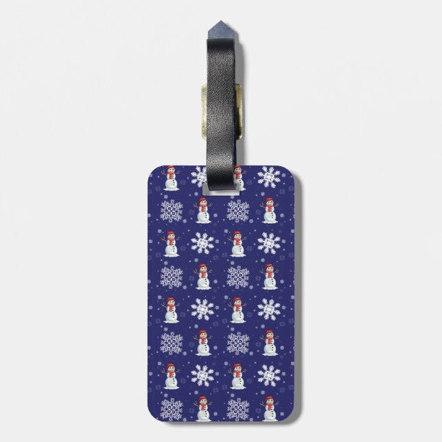 Étiquette À Bagage Hommes de Milou (Dos Vertical)