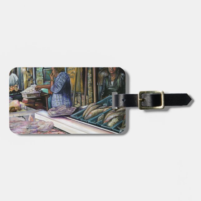 Étiquette À Bagage Hommes du désert, cadeaux de la mer (Devant horizontal)