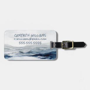 Étiquette À Bagage Horizon fané II