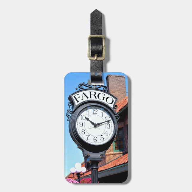 Étiquette À Bagage Horloge du fret (Devant Vertical)
