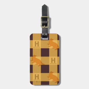 Étiquette À Bagage HUFFLEPUFF™ Check Plaid Motif