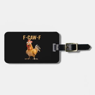 Étiquette À Bagage Humour gothique drôle Corbeau F-Caw-F