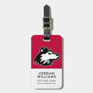 Étiquette À Bagage Huskies du nord de l'Illinois