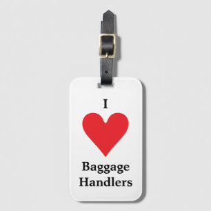 Étiquette À Bagage I bagagistes de coeur