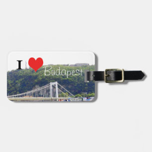 Étiquette À Bagage I coeur Budapest