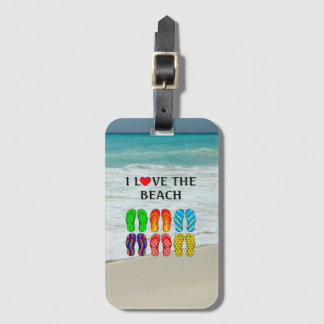 Étiquette À Bagage I Love