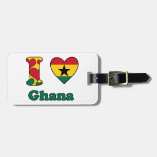 Étiquette À Bagage I love Ghana
