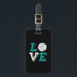 Étiquette À Bagage I Love Volleyball Sport Team Joueur et entraîneur<br><div class="desc">J'Aime Le Volley. Conception vintage et rétro pour le volley-ball, entraîneur et fans des sports. Marchandises sportives cool et fantastiques pour athlète, entraîneur d'équipe de volley-ball, capitaine et joueurs. Parfait pour l'équipe de volley-ball du lycée ou l'équipe de sport du collège. Grand cadeau de Noël et cadeau d'anniversaire pour tous...</div>