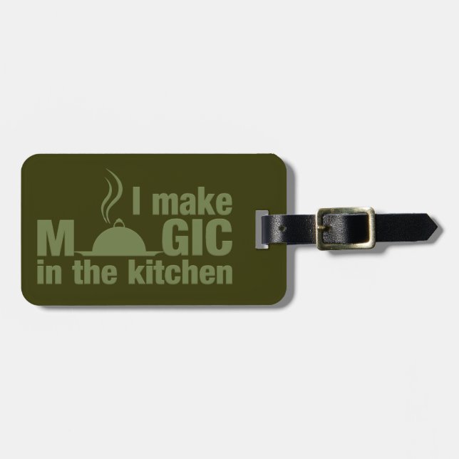 Étiquette À Bagage I Make Magic étiquette de bagage personnalisée (Devant horizontal)