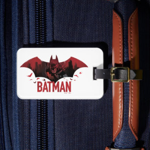 Étiquette À Bagage Icône gotham de Batman Crimson