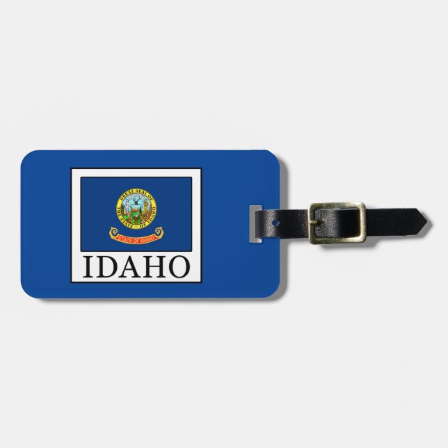 Étiquette À Bagage Idaho (Devant horizontal)