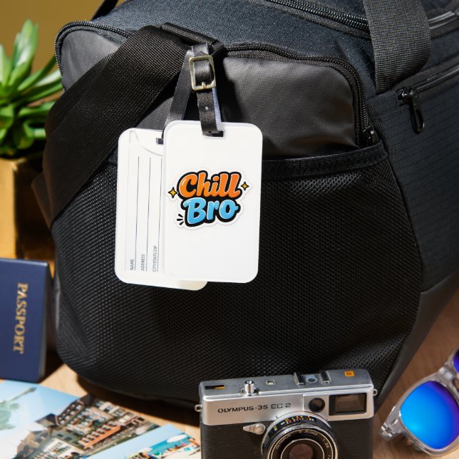 Étiquette À Bagage Identificateur de bagage de voyage | Accessoire de (Recto & Verso)