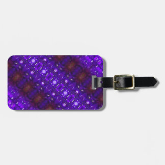 Étiquette À Bagage Ikat pourpre