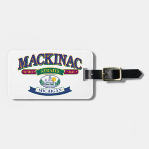 Étiquette À Bagage Île de Mackinac