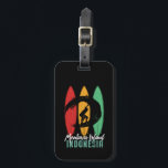 Étiquette À Bagage Île de Mentawai Indonésie Vintage surf rétro<br><div class="desc">Design rétro vintage pour les surfeurs qui aiment surfer et surfer sur les vagues de l'océan. Vacances d'été cool, vacances de printemps marchandises pour ceux qui aiment le soleil chaud, le temps tropical, bronzage sous le palmier. Un design grandiose et déprimé à porter tout en profitant de la fête de...</div>