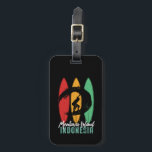Étiquette À Bagage Île de Mentawai Indonésie Vintage surf rétro<br><div class="desc">Design rétro vintage pour les surfeurs qui aiment surfer et surfer sur les vagues de l'océan. Vacances d'été cool, vacances de printemps marchandises pour ceux qui aiment le soleil chaud, le temps tropical, bronzage sous le palmier. Un design grandiose et déprimé à porter tout en profitant de la fête de...</div>