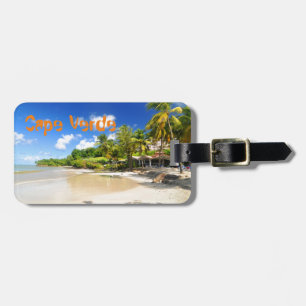 Étiquette À Bagage Île tropicale au Cap Vert