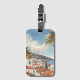 Étiquette À Bagage Îles Baléares Voyage Vintage Français