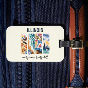 Étiquette À Bagage Illinois - Vagues et refroidissement urbain