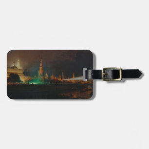 Étiquette À Bagage Illumination de Kremlin, 1883 (huile sur la toile)