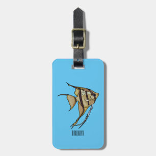 Étiquette À Bagage Illustration d'angelfish