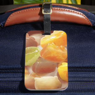 Étiquette À Bagage Illustration du dessert de balle Taro