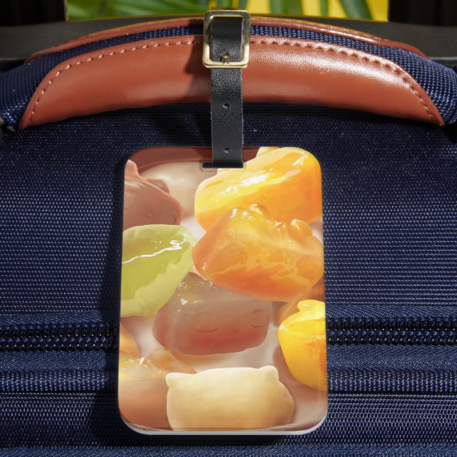 Étiquette À Bagage Illustration du dessert de balle Taro (Insitu Rectoal 2)