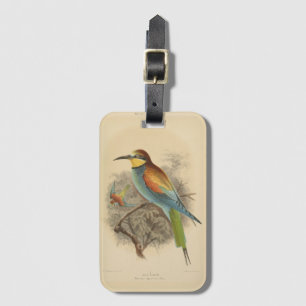 Étiquette À Bagage Illustration vintage de l'Abeille européenne