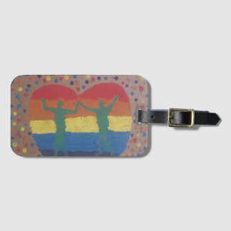 Étiquette À Bagage Ils ont épousé le mariage arc-en-ciel de Yeshaya D