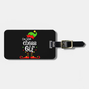 Étiquette À Bagage im chess elf xmas famille ami cadeau de noël