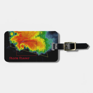 Étiquette À Bagage Image de radar d'écho de crochet de chasseur de