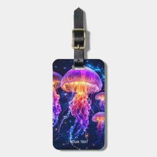 Étiquette À Bagage Imaginaire Mal Vibrant Monde Sous-marin