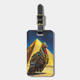 Étiquette À Bagage Imaginaire Pharaon du désert mignon Turquie