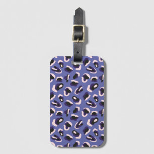 Étiquette À Bagage Imprimé animal abstrait violet