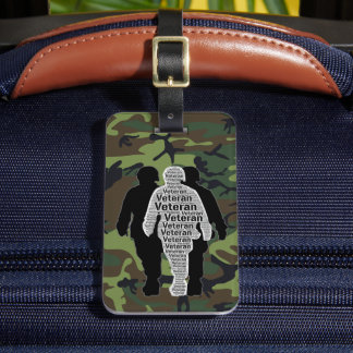Étiquette À Bagage In Memory of Veterans Luggage Tag