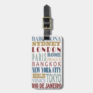 Étiquette À Bagage Indicateur de bagages Destination Travel