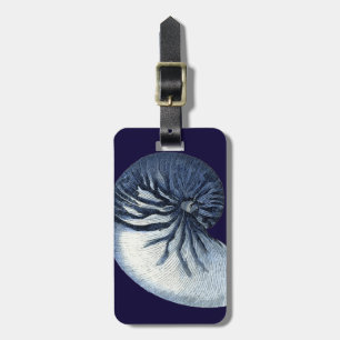 Étiquette À Bagage Indigo Shells VII