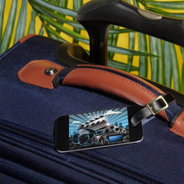 Étiquette À Bagage Industrie cinématographique (Créateur téléchargé)