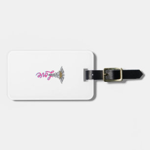 Étiquette À Bagage Infirmière Amour Caducée Floral Médical Design Ver