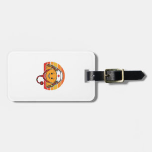 Étiquette À Bagage Infirmière Taco Rétro Gravure Vintage Design_1