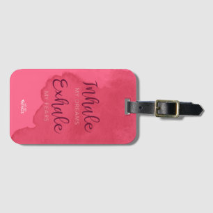 Étiquette À Bagage "Inhale My Dreams" — Balise de bagage d'inspiratio
