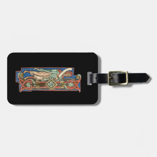 Étiquette À Bagage Initiale I éclairée