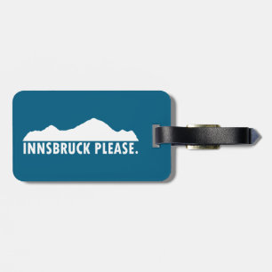 Étiquette À Bagage Innsbruck Autriche S'il vous plaît
