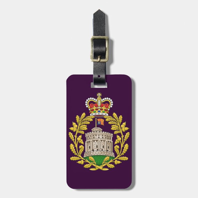 Étiquette À Bagage Insigne de la Maison de Windsor (Devant Vertical)
