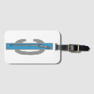 Étiquette À Bagage Insigne de l'Infanteur de combat CIB Armée Vétéran