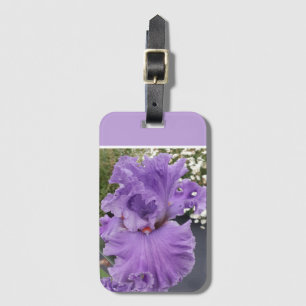 Étiquette À Bagage Iris Fleurs Fleurs Violet Lavande Lilac Apron