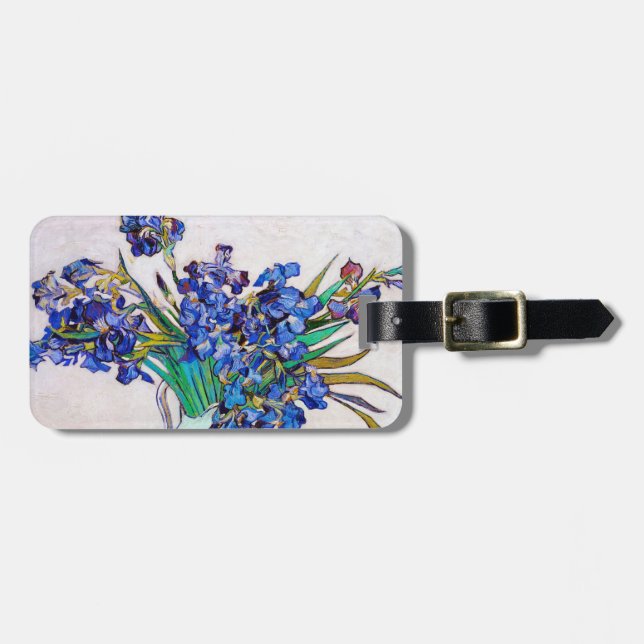 Étiquette À Bagage Iris par Vincent van Gogh (Devant horizontal)