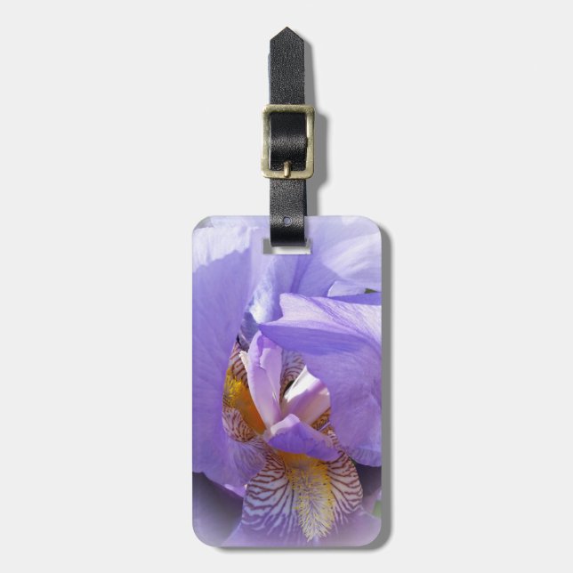 Étiquette À Bagage iris pourpre (Devant Vertical)