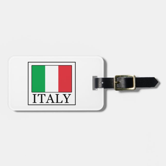Étiquette À Bagage Italie (Devant horizontal)